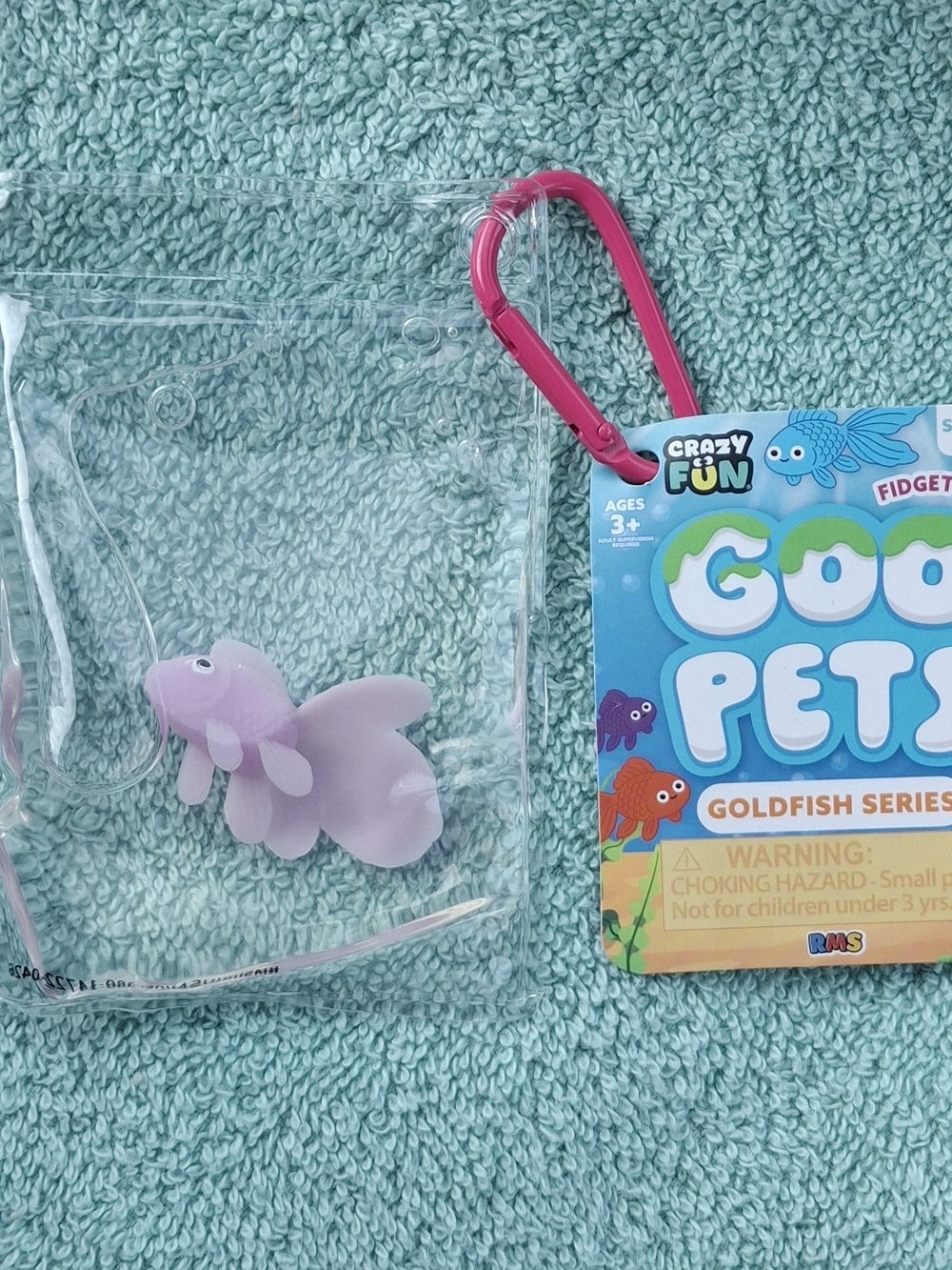 Pink Goldfish Pet Toy - Goo Pets